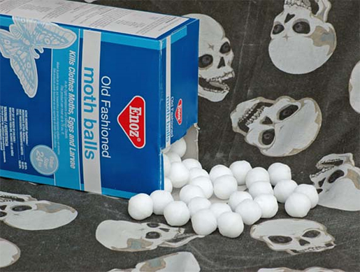 Senior citizen suffers from alleged poisoning with moth balls