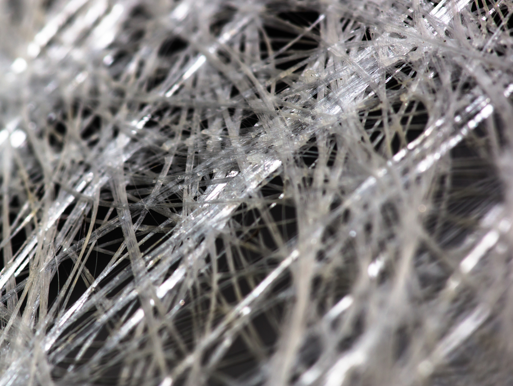 fiberglass closeup