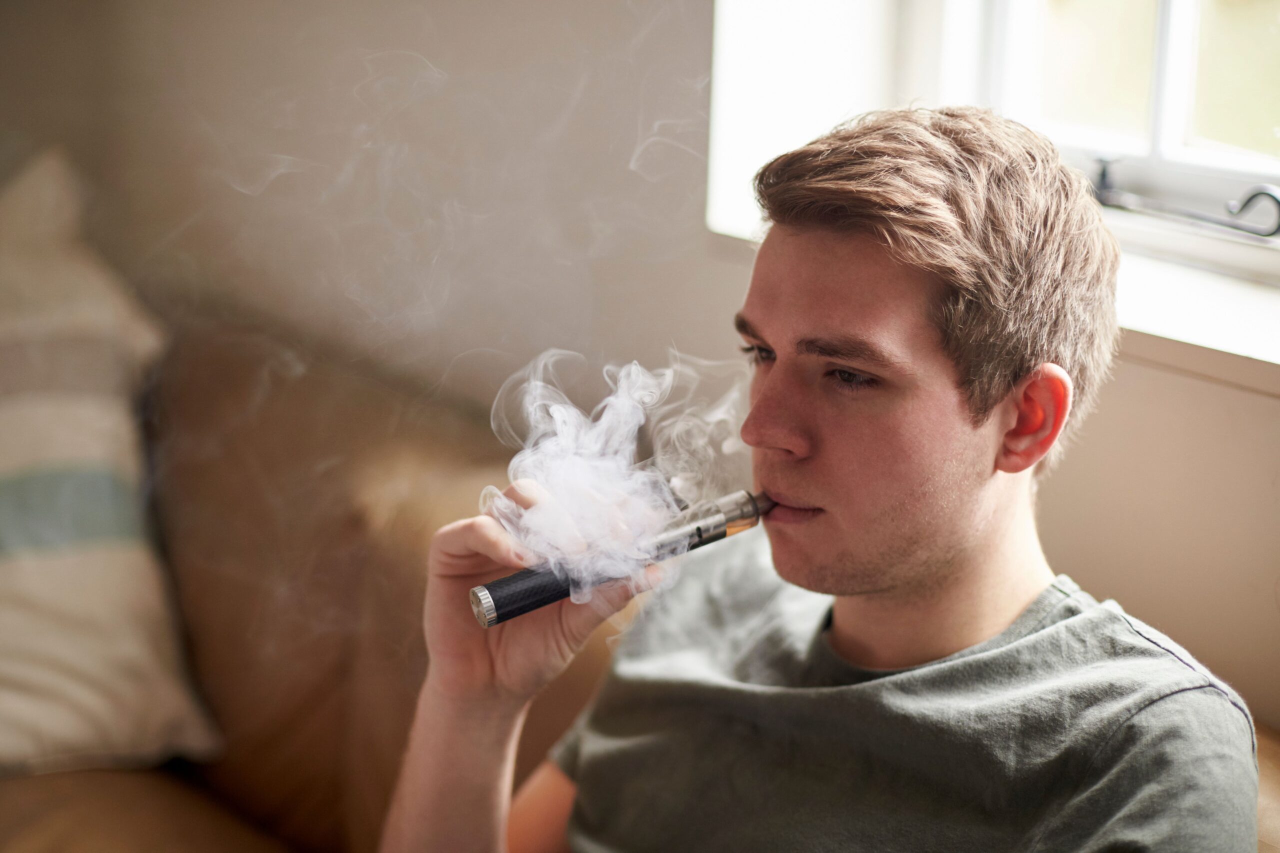 chad vaping indoors